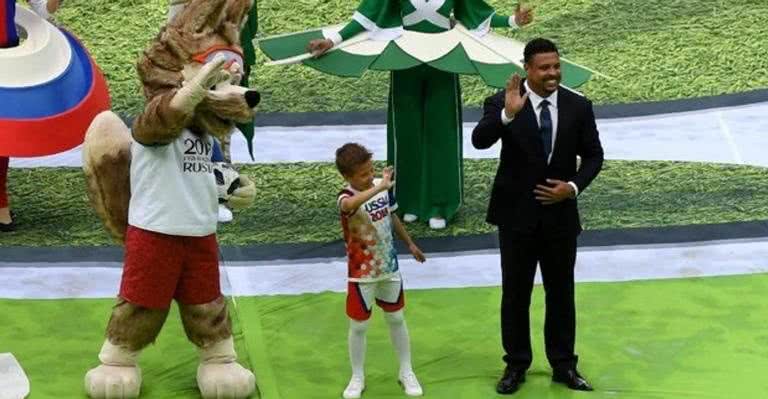 Ronaldo na cerimônia de abertura da Copa do Mundo - Getty Images