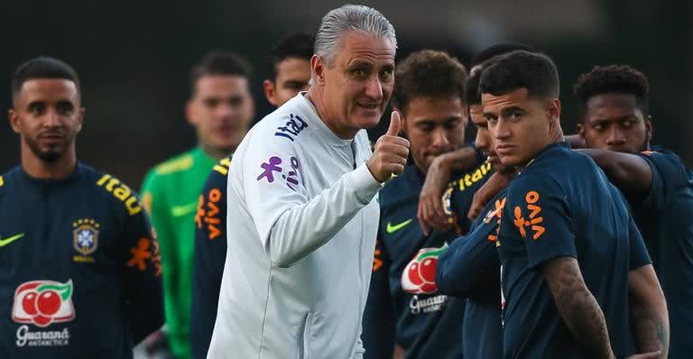 Tite e jogadores da Seleção Brasileira - Getty Images