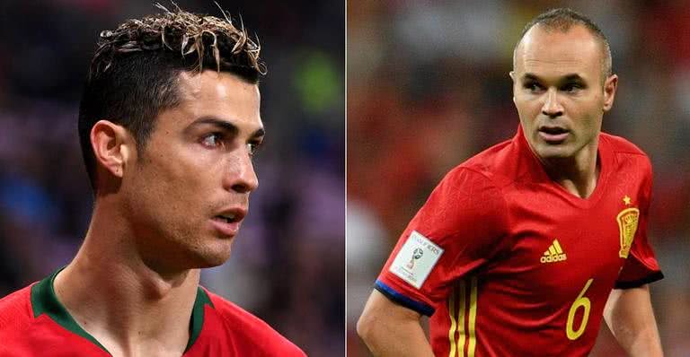 Cristiano Ronaldo e Iniesta - Getty Images