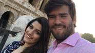 Alisson Becker e a esposa, Natália - Reprodução Instagram