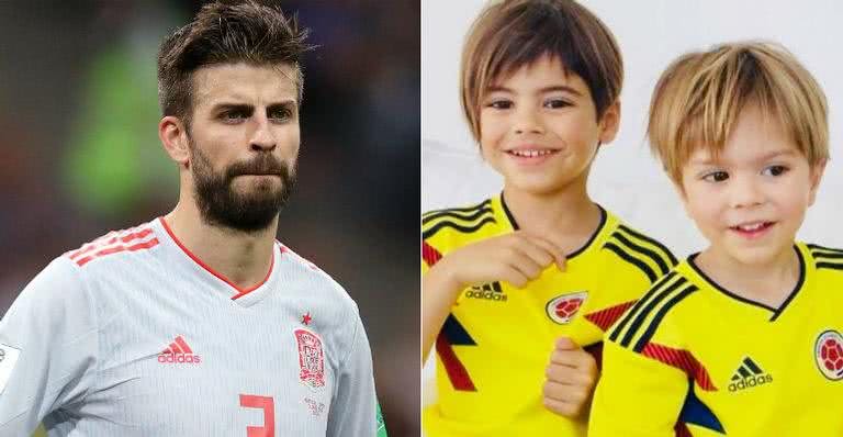 Filhos de Piqué viram a casaca - Getty Images/Reprodução Instagram