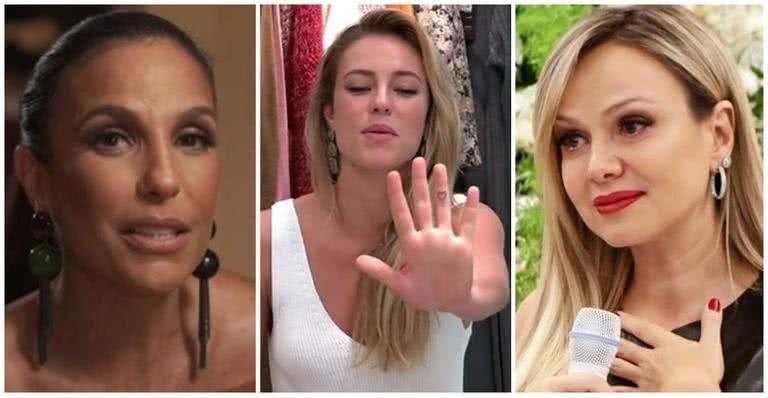 Ivete Sangalo, Paolla Oliveira e Eliana - TV Globo/Reprodução e Gabriel Cardoso/SBT