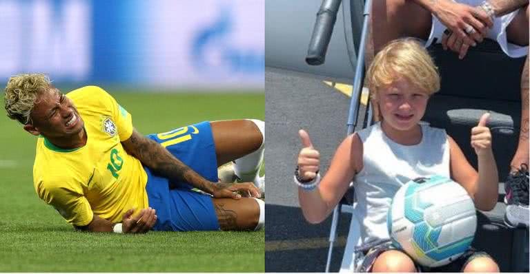 Neymar Jr e Filho - Reprodução/ Instagram/ Getty Images