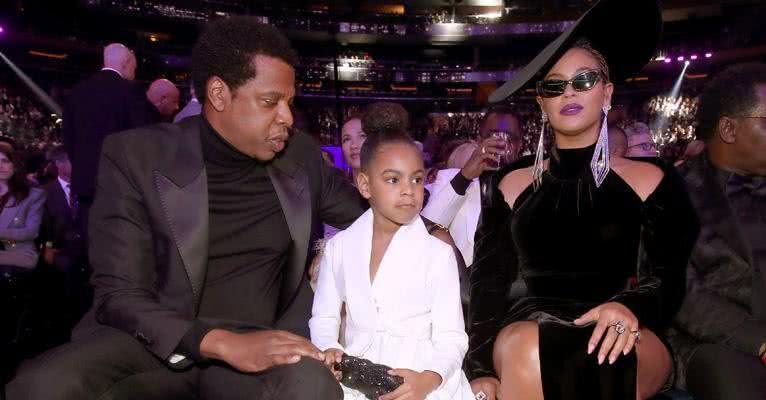 Blue Ivy, Jay-Z e Beyoncé - Getty Images