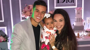 Philippe Coutinho, Maria Coutinho e Aine Coutinho - reprodução/instagram