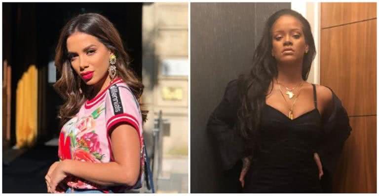 Anitta e Rihanna - Reprodução / Instagram