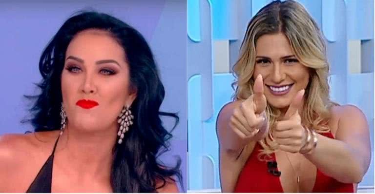 Lívia Andrade e Helen Ganzarolli - Reprodução/ SBT