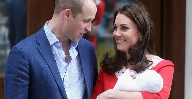 Príncipe William, Kate Middleton e Louis - Getty Images