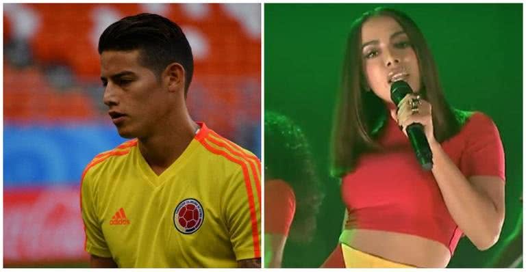 James Rodríguez e Anitta - Reprodução / Instagram