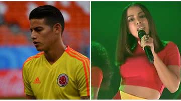 James Rodríguez e Anitta - Reprodução / Instagram