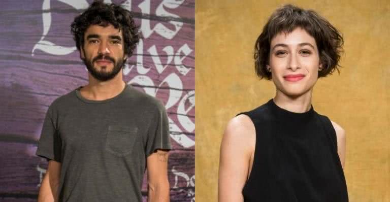 Caio Blat e Luísa Arraes - Reprodução Globo