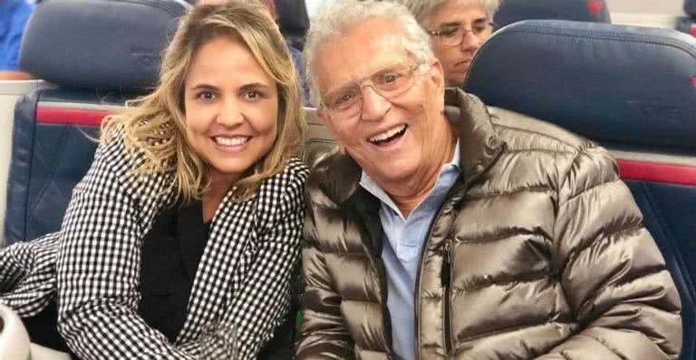 Carlos Alberto de Nóbrega e Renata Domingues - Reprodução Instagram