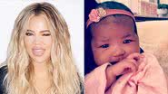 Khloé Kardashian e a filha, True - Reprodução/Instagram