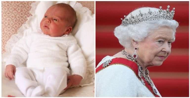 Louis e rainha Elizabeth - Twitter / Getty Images