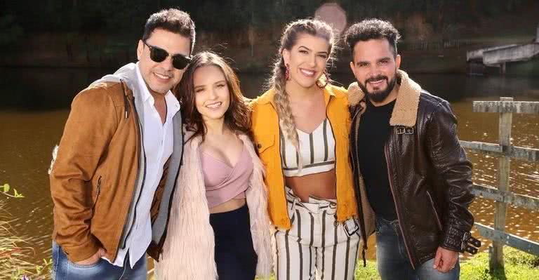 Larissa Manoela, Zezé Di Camargo e Luciano gravam clipes juntos - Brazil News / Manuela Scarpa