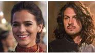 Bruna Marquezine e Rômulo Estrela - Reprodução/ TV Globo