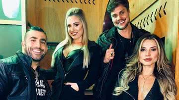 Ex-BBBs Kaysar, Paula, Jéssica e Breno se reencontram em SP - Reprodução/Instagram