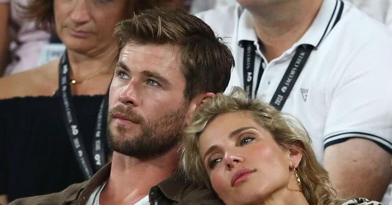 Chris Hemsworth dança salsa desengonçado com a mulher - Getty Images