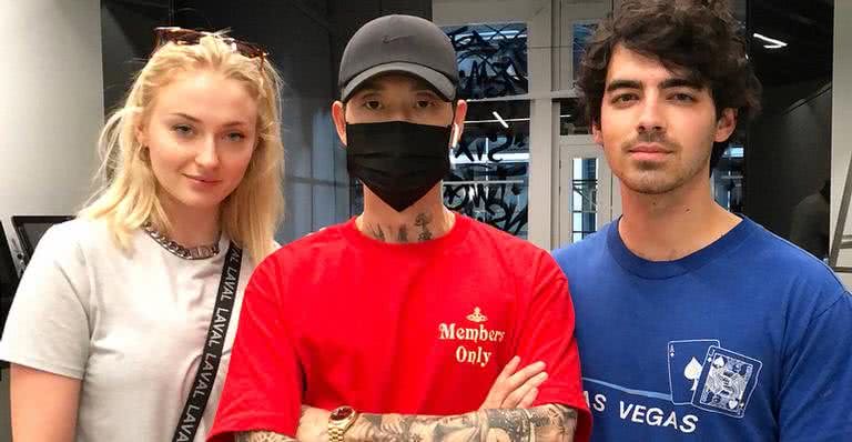 Sophie Turner, Mr. K e Joe Jonas - Reprodução/ Instagram