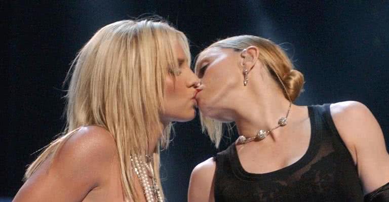 Britney Spears e Madonna se beijam - Getty Images