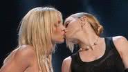 Britney Spears e Madonna se beijam - Getty Images