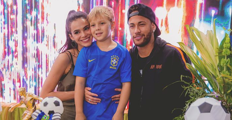 Bruna Marquezine, Davi Lucca e Neymar Jr. - reprodução/instagram Carol Dantas