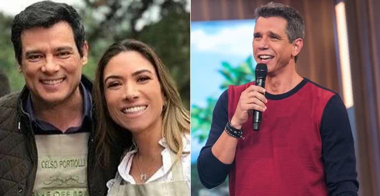 Celso Portiolli, Patricia Abravanel e Marcio Garcia - Instagram/Reprodução e TV Globo/Divulgação