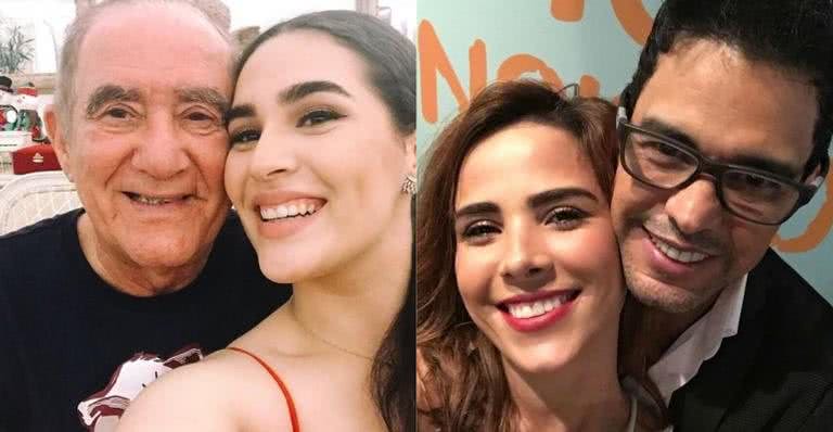 Renato e Lívian Aragão; Zezé e Wanessa Camargo - Instagram/Reprodução