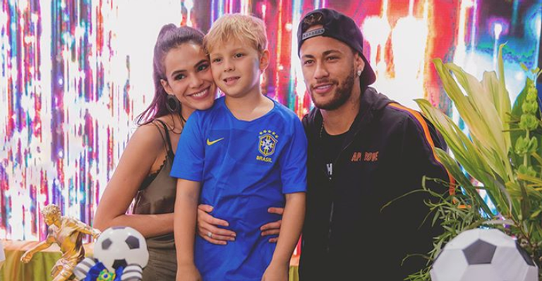 Bruna Marquezine, Davi Lucca e Neymar Jr. - reprodução/Instagram