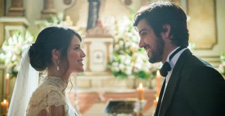 Ema (Agatha Moreira) e Ernesto (Rodrigo Simas) - Globo/Raquel Cunha