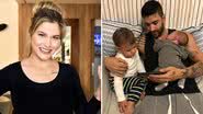 Andressa Suita posa com Gusttavo Lima e os filhos, Gabriel e Samue - Reprodução/Instagram