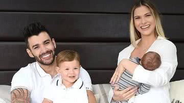 Andressa Suita, Gusttavo Lima, Samuel e Gabriel - Reprodução Instagram