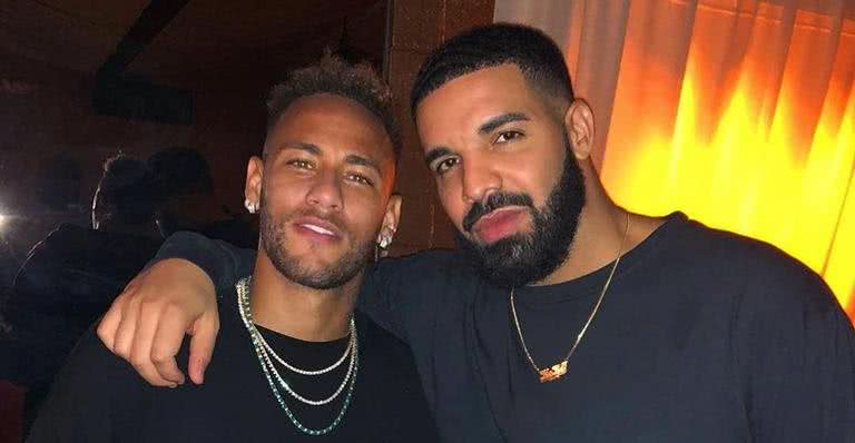 Neymar Jr. e Drake - Reprodução/Instagram