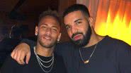 Neymar Jr. e Drake - Reprodução/Instagram