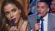 Anitta e Leo Dias - Globo/João Cotta e Reprodução / SBT