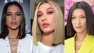 Bruna Marquezine, Hailey Baldwin e Bella Hadid - Reprodução/Instagram