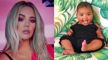 Khloé e True - Reprodução / Instagram