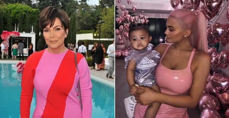 Kris, Stormi e Kylie Jenner - Getty e Reprodução / Instagram