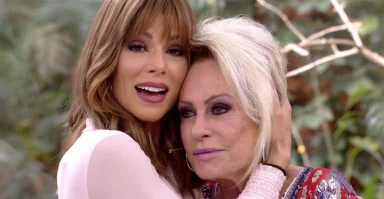 Ana Maria Braga vai às lagrimas com Ana Furtado - Reprodução TV Globo