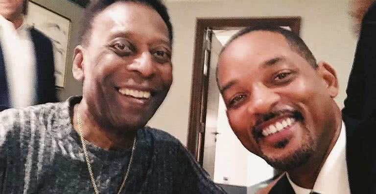 Will Smith se encontra com Pelé - Reprodução Instagram