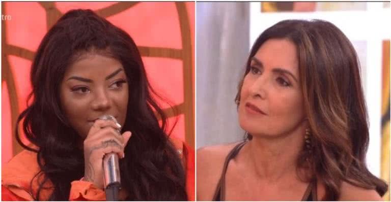 Ludmilla e Fátima Bernardes - Reprodução/ TV Globo