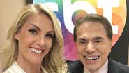 Ana Hickmann posa com Silvio Santos nos bastidores do SBT - Reprodução/Instagram