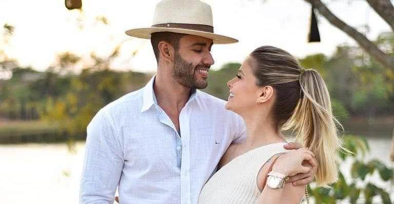 Andressa Suita e Gusttavo Lima estão juntos desde 2012, mas em agosto de 2015 chegaram a anunciar o término no relacionamento. Em outubro do ano seguinte, 2016, o cantor e a modelo anunciaram a volta e tiveram filhos que roubam a atenção de todos os fãs - Reprodução/ Instagram