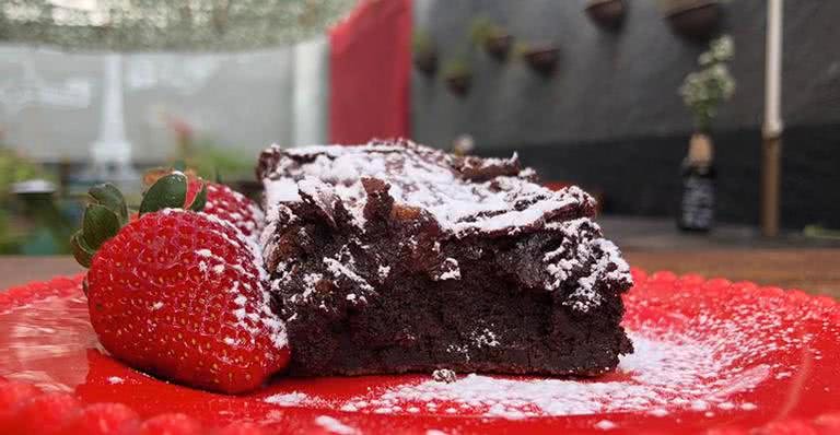 Brownie de Chocolate e Doce de Leite - Reprodução