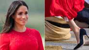 Meghan Markle usa vestido com etiqueta à mostra em tour real - Getty Images