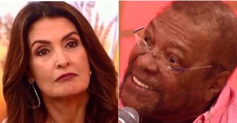 Fátima Bernardes e Martinho da Vila - Reprodução/ Globo