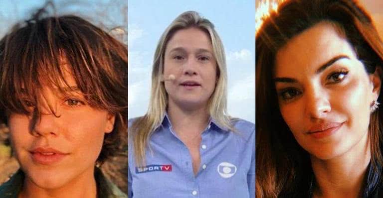 Alice Wegmann, Fernanda Gentil e Mayana Neiva - Instagram / Reprodução e TV Globo