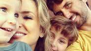 Claudia Leitte, Marcio Pedreira e os filhos - reprodução/Instagram