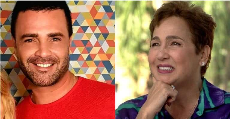 Claudia Jimenez, Rodrigo Phavanello - Reprodução/ Instagram/ Globo