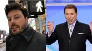 Danilo Gentili e Sílvio Santos - Reprodução/Instagram